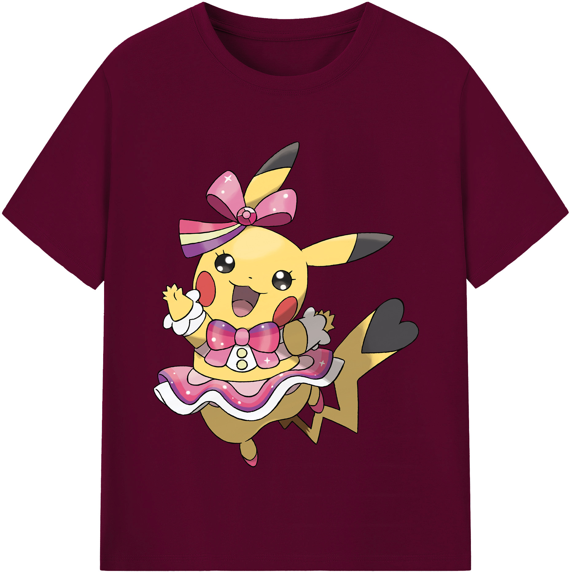 （画像用） ポケットモンスター Pokémon レディースカジュアルプリントTシャツ（綿100％）